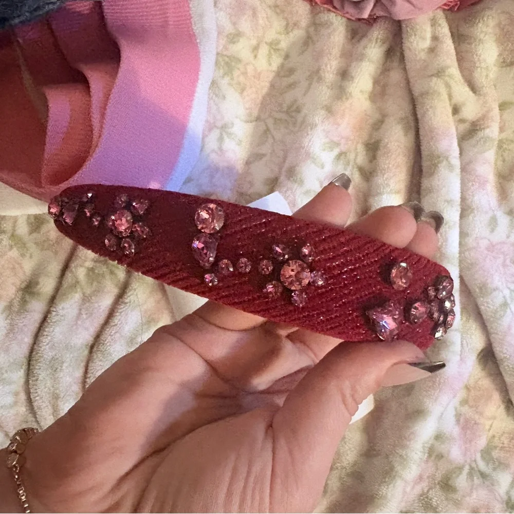 Lele Sadoughi Swarovski crystal Headband